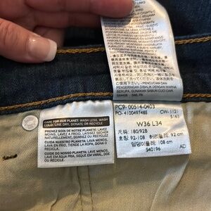 Levi's Classic 514 Blue Jeans with Indigo Wash